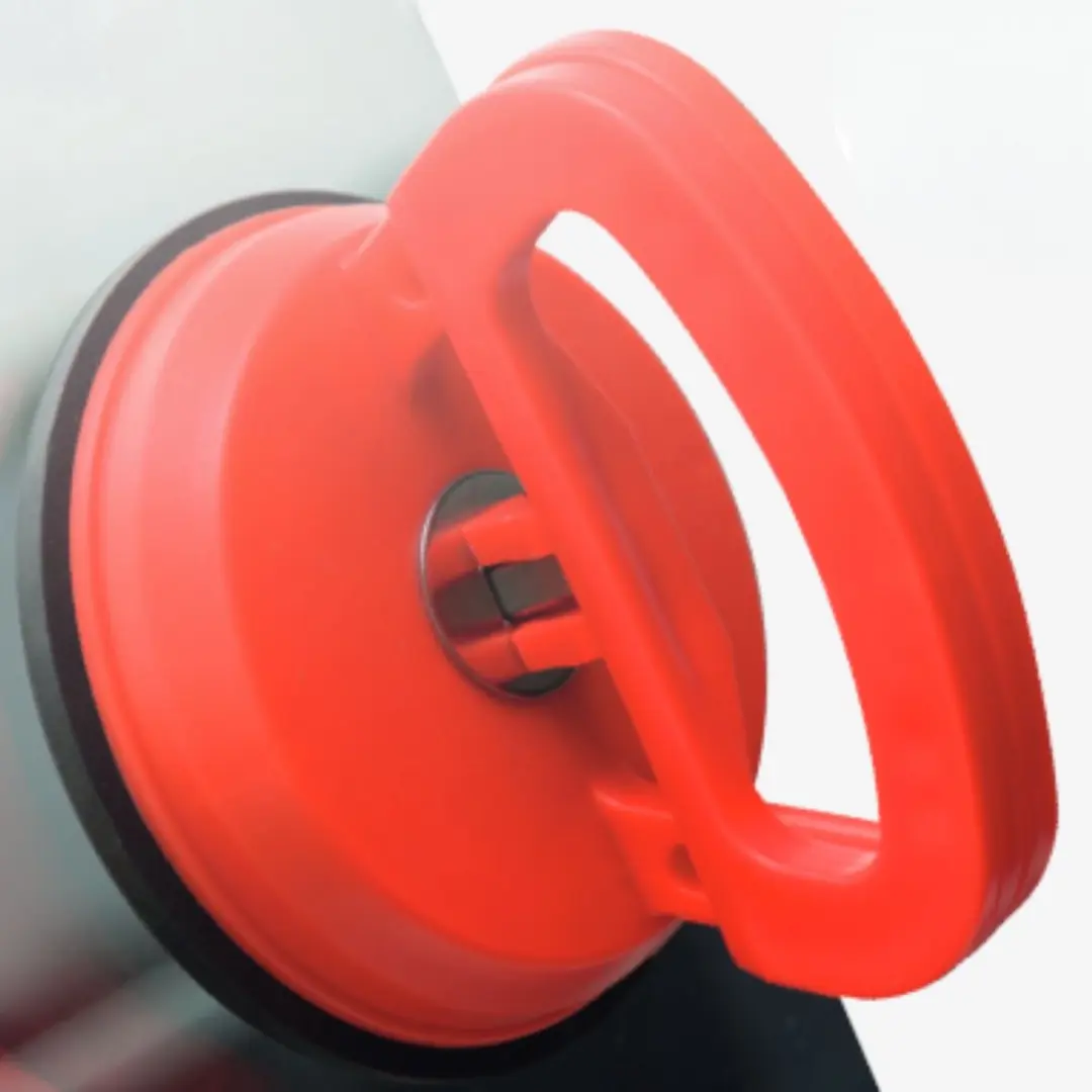 Kinzo Zuignap 50kg Rood PVC - Glas - afbeelding 5 van 6