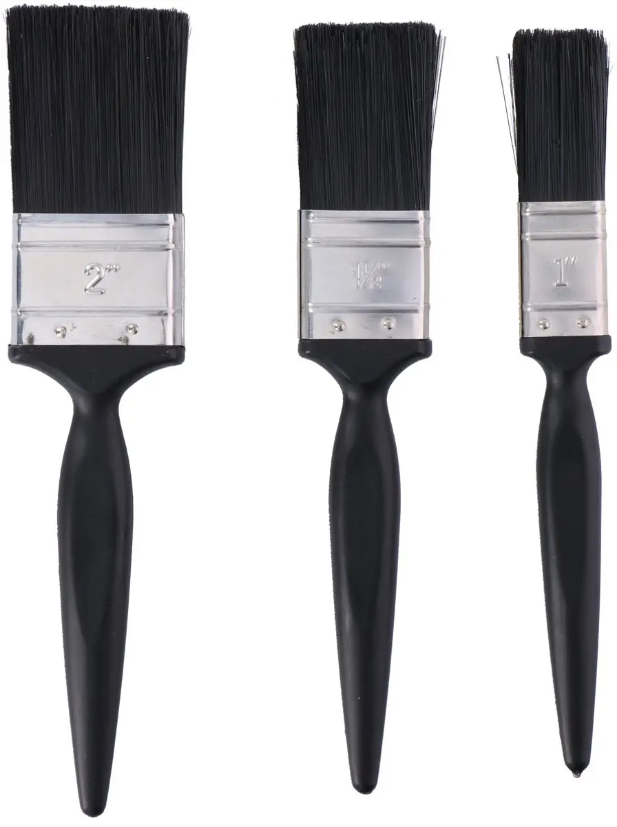 Kinzo Verfkwasten Set 25/38/50mm - 3 Stuks - Blauw - afbeelding 3 van 3