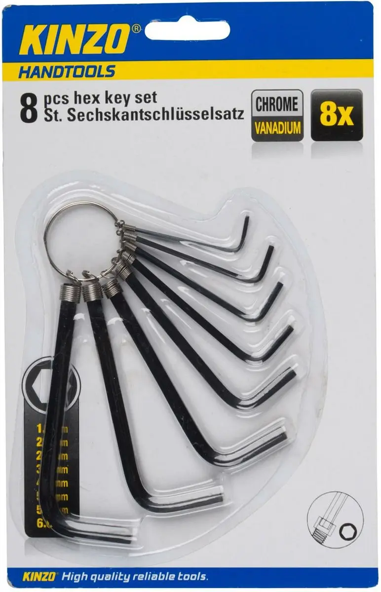 Kinzo gereedschap Inbussleutelsset