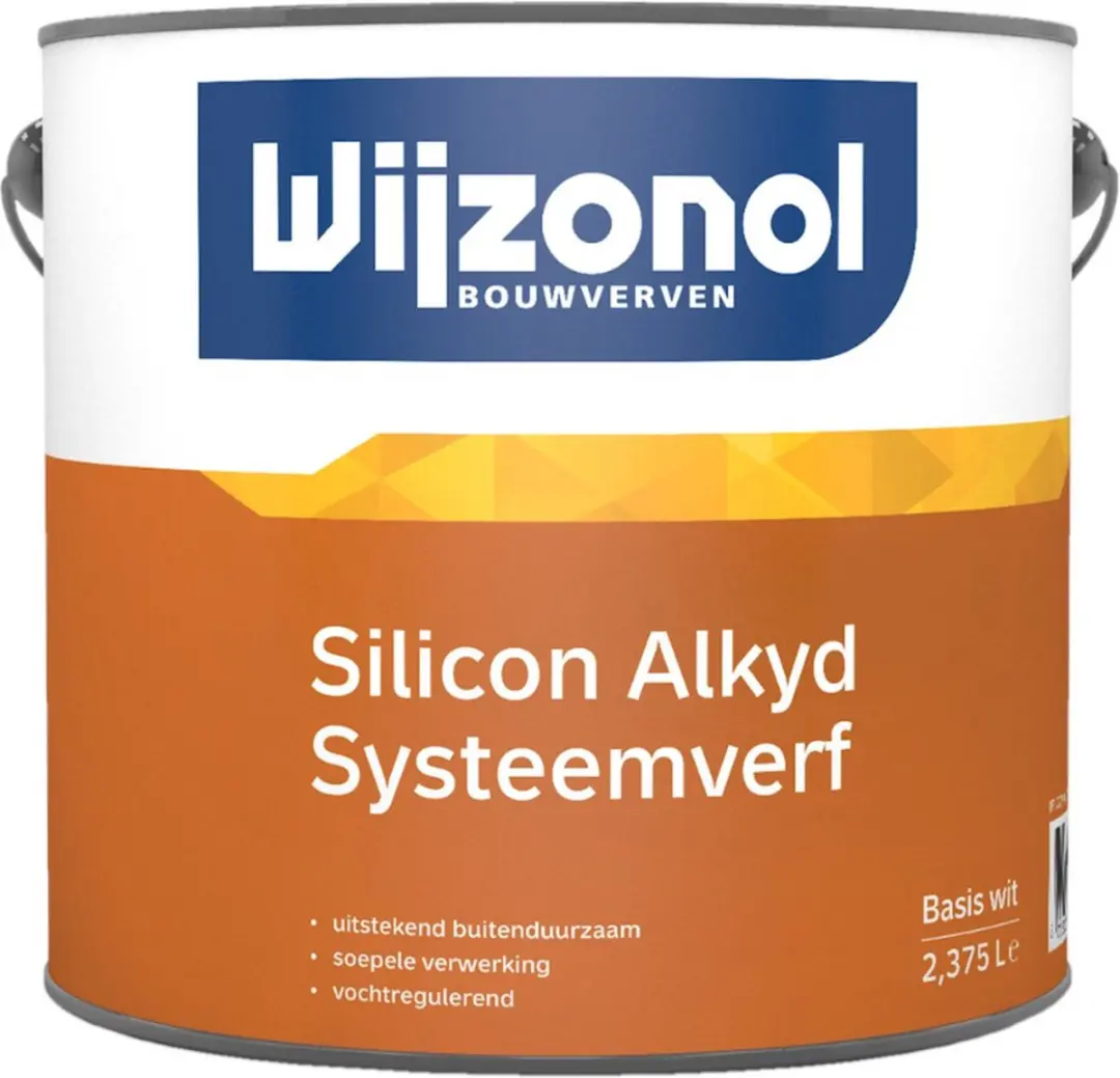 Wijzonol Silicon Systeemverf 1L - Wit