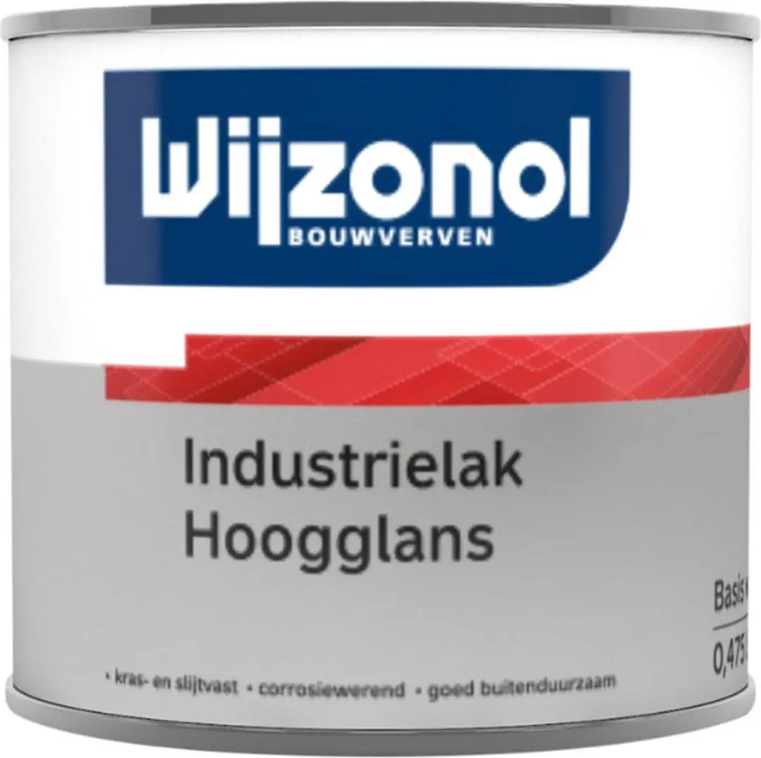 Wijzonol Industrielak Hoogglans 2.5L - Wit