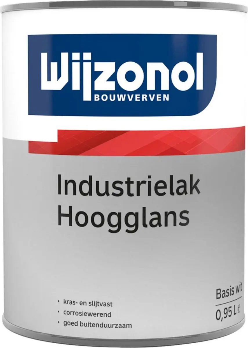 Wijzonol Industrielak Hoogglans 2.5L - Wit