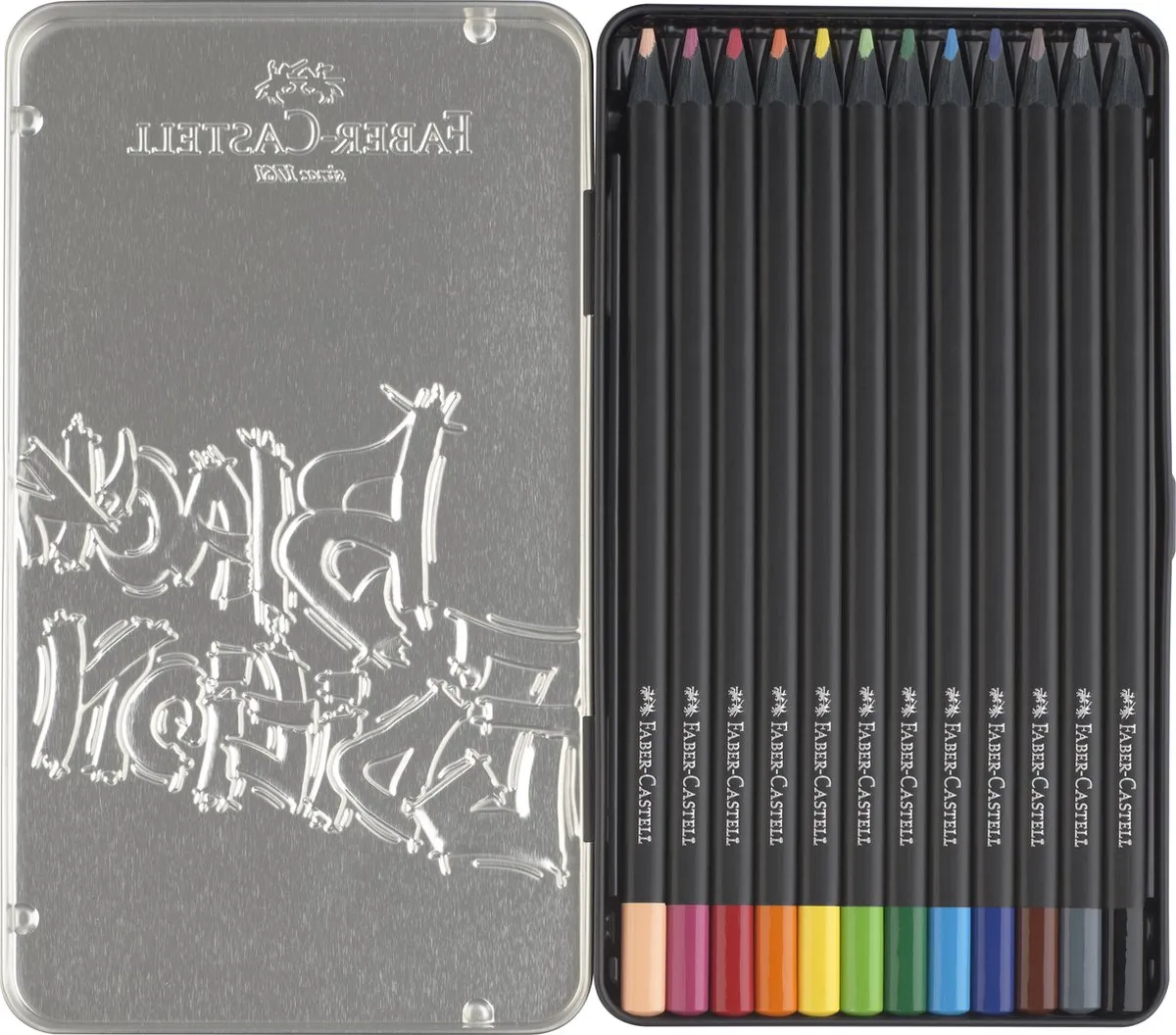 Faber-Castell Black Edition FC-116413 Kleurpotloden - 12 Stuks