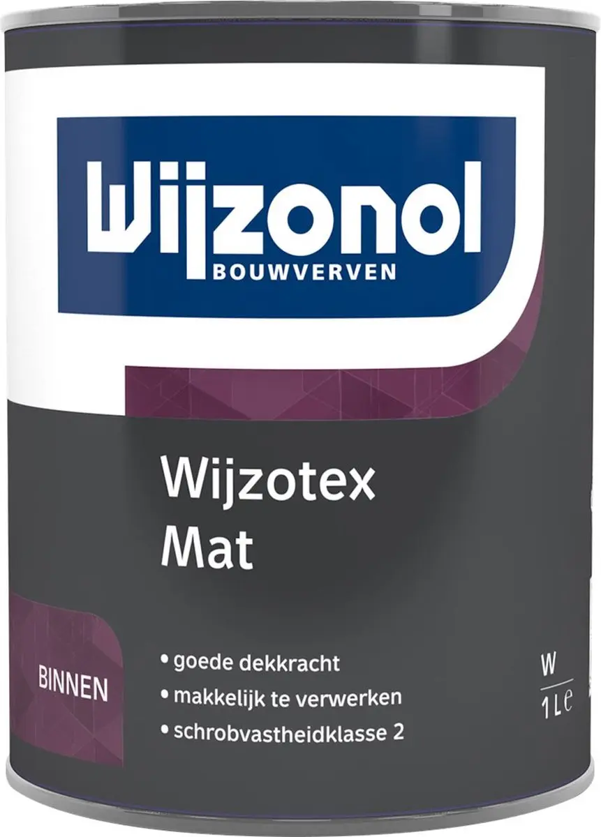 Wijzonol Wijzotex Mat 10L - Wit