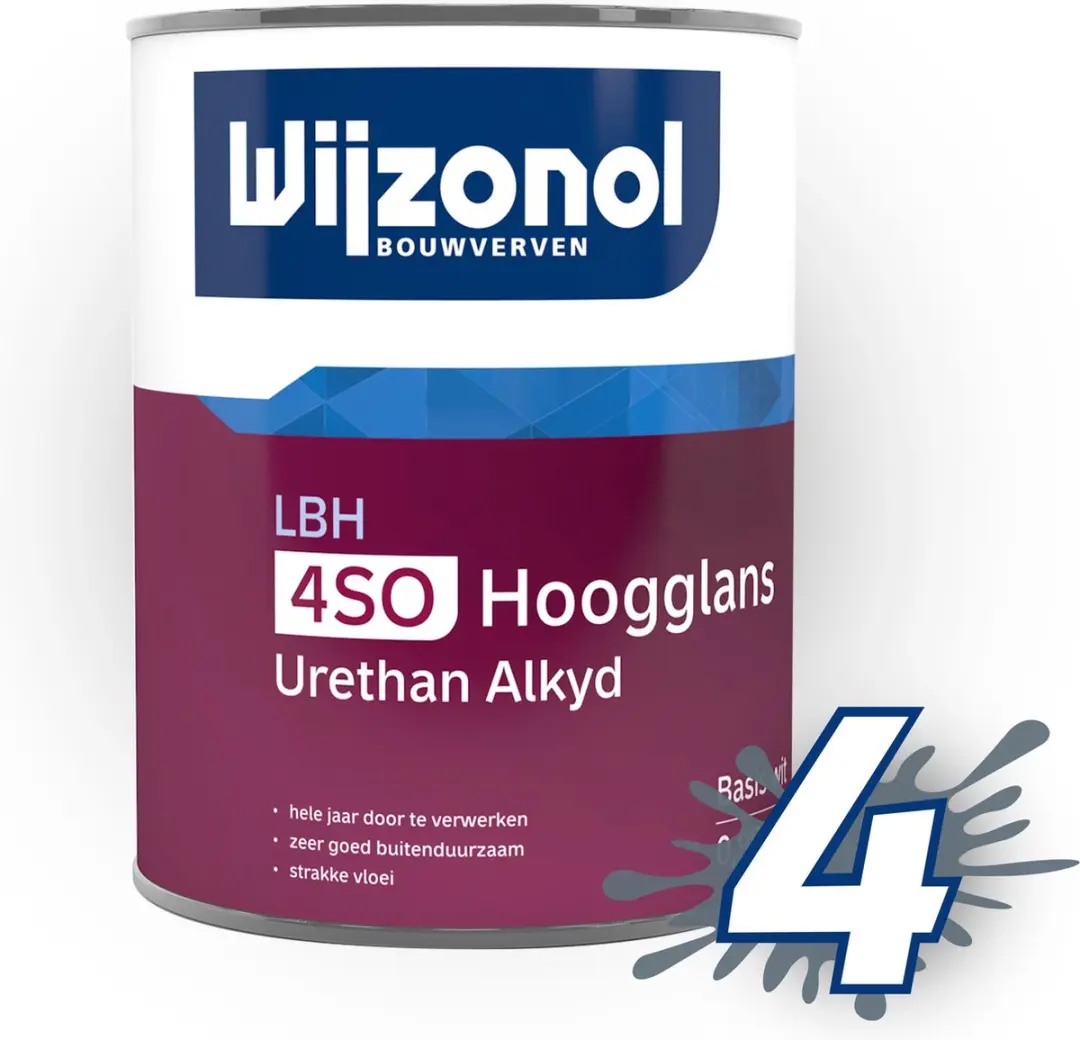 Wijzonol 4so Hoogglans 1L
