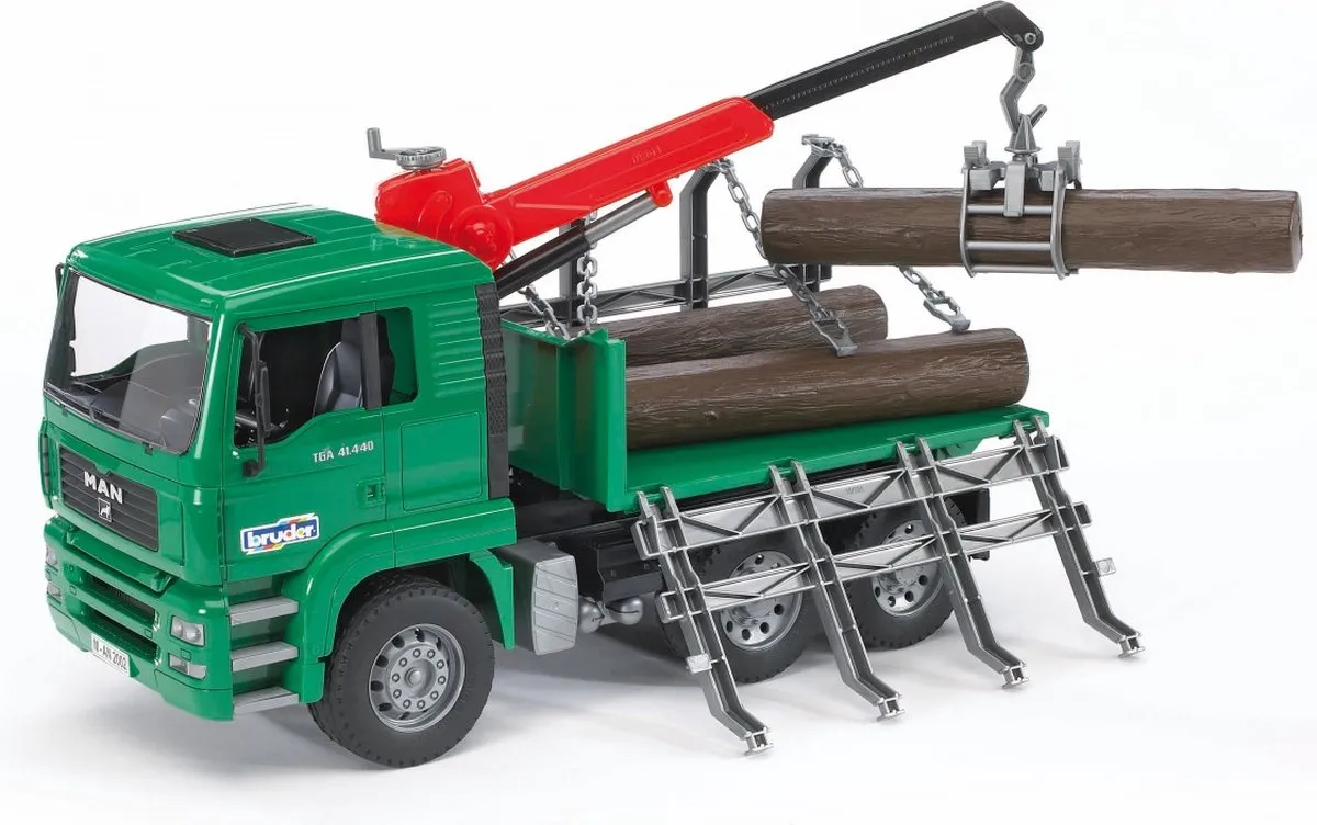 Bruder MAN TimberTruck with Loading 2769 - Groen