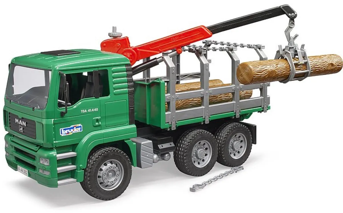 Bruder MAN TimberTruck with Loading 2769 - Groen