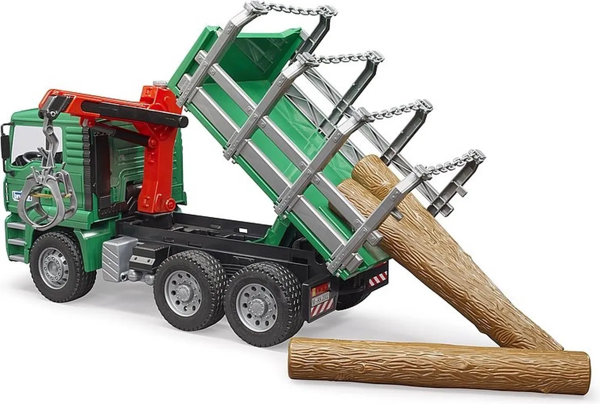 Bruder MAN TimberTruck with Loading 2769 - Groen