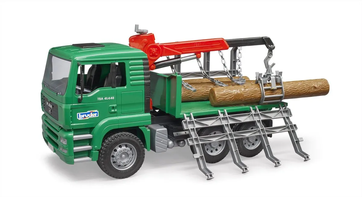 Bruder MAN TimberTruck with Loading 2769 - Groen