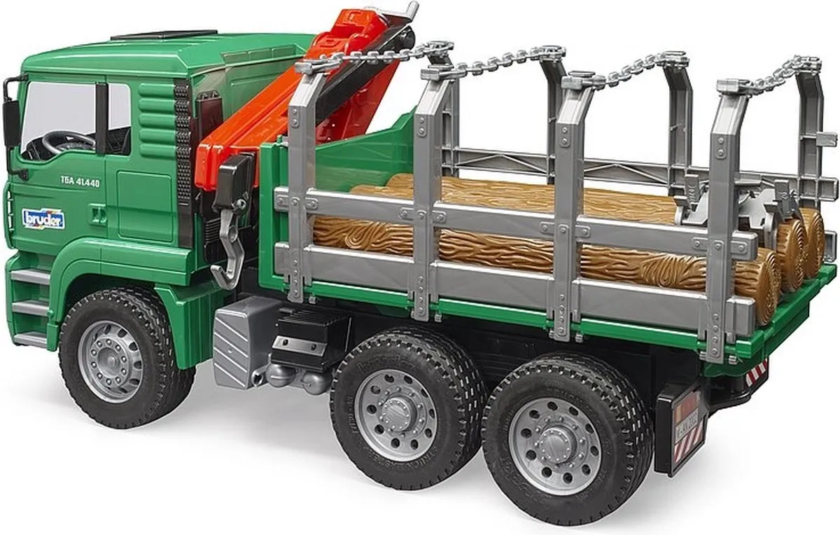 Bruder MAN TimberTruck with Loading 2769 - Groen