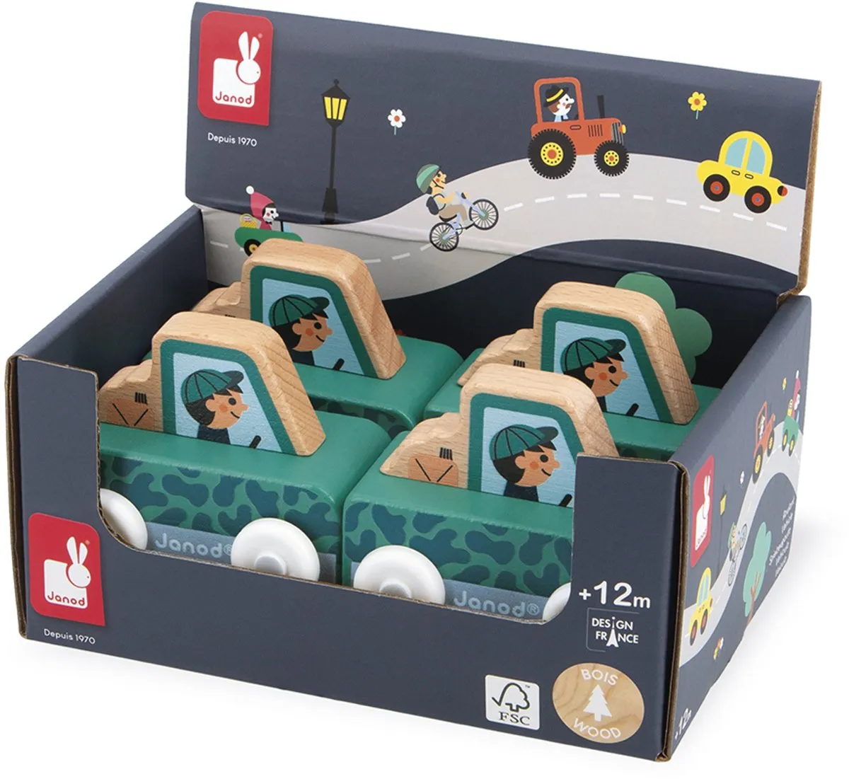 Janod Cross Roads Houten Safaritruck 11.5942 - afbeelding 6 van 6