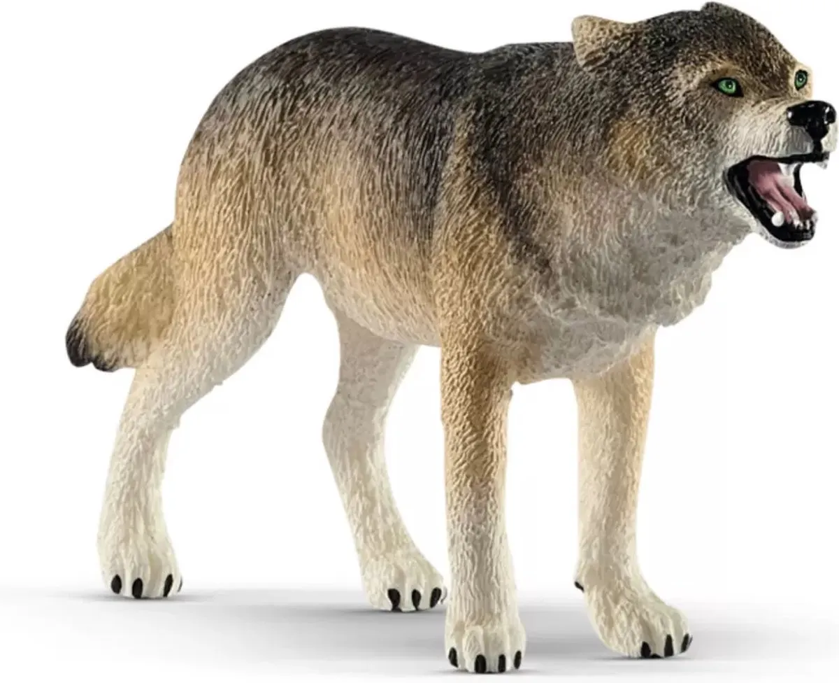 Schleich Wolf Speelfiguur 14821 - Multikleur