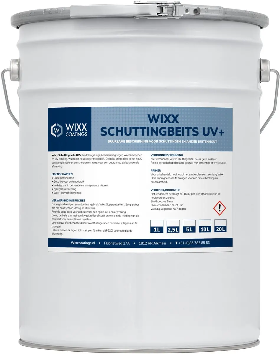 Wixx Schuttingbeits UV+ Teak 10L