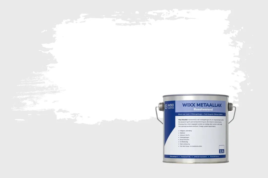 Wixx Aqua Metaallak Roestwerend 5L