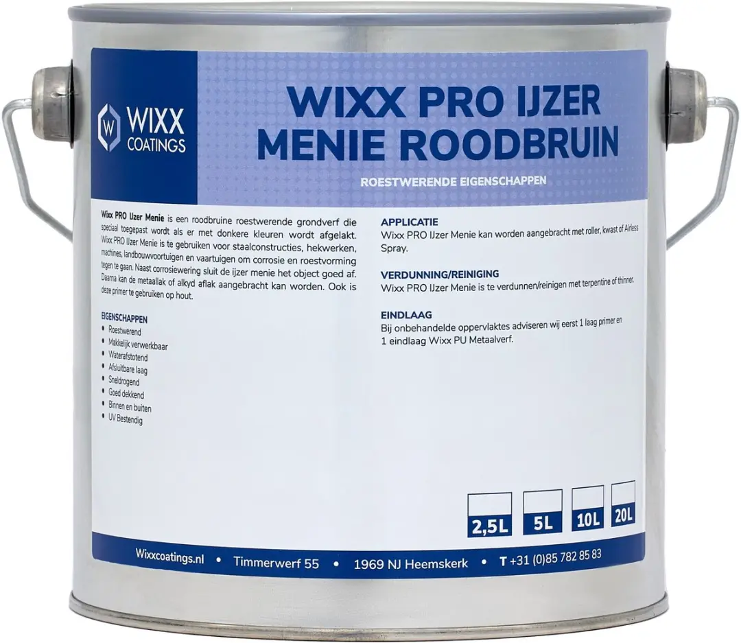 Wixx PRO IJzermenie Roodbruin 10L