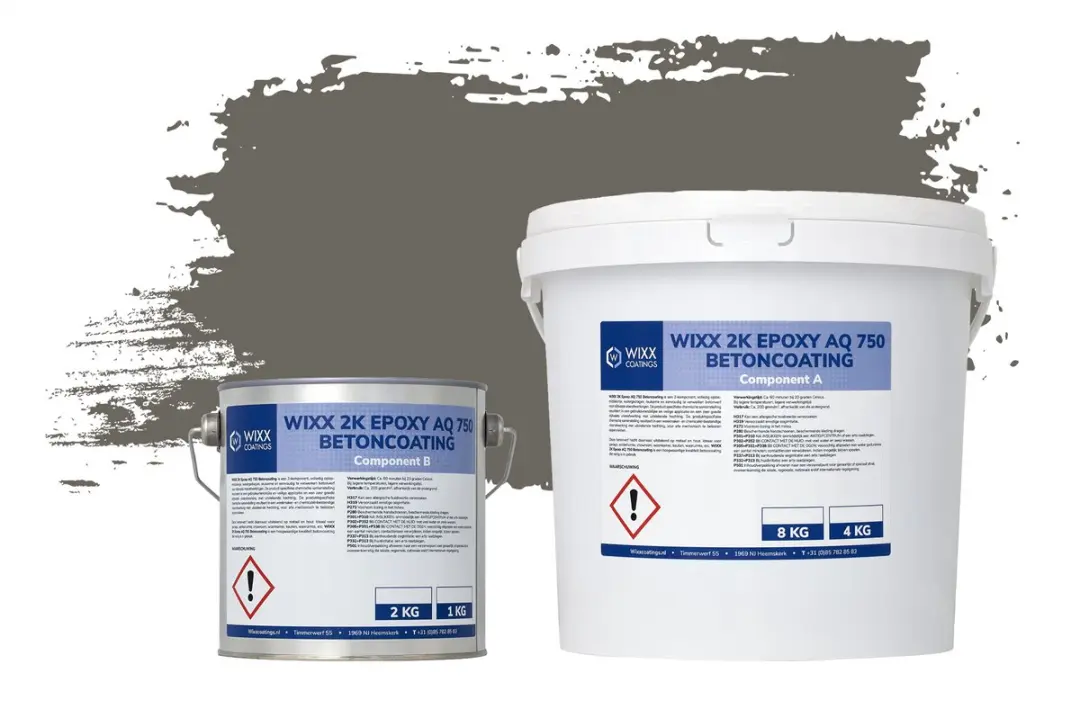 Wixx 2K Epoxy AQ 750 Betoncoating 10kg