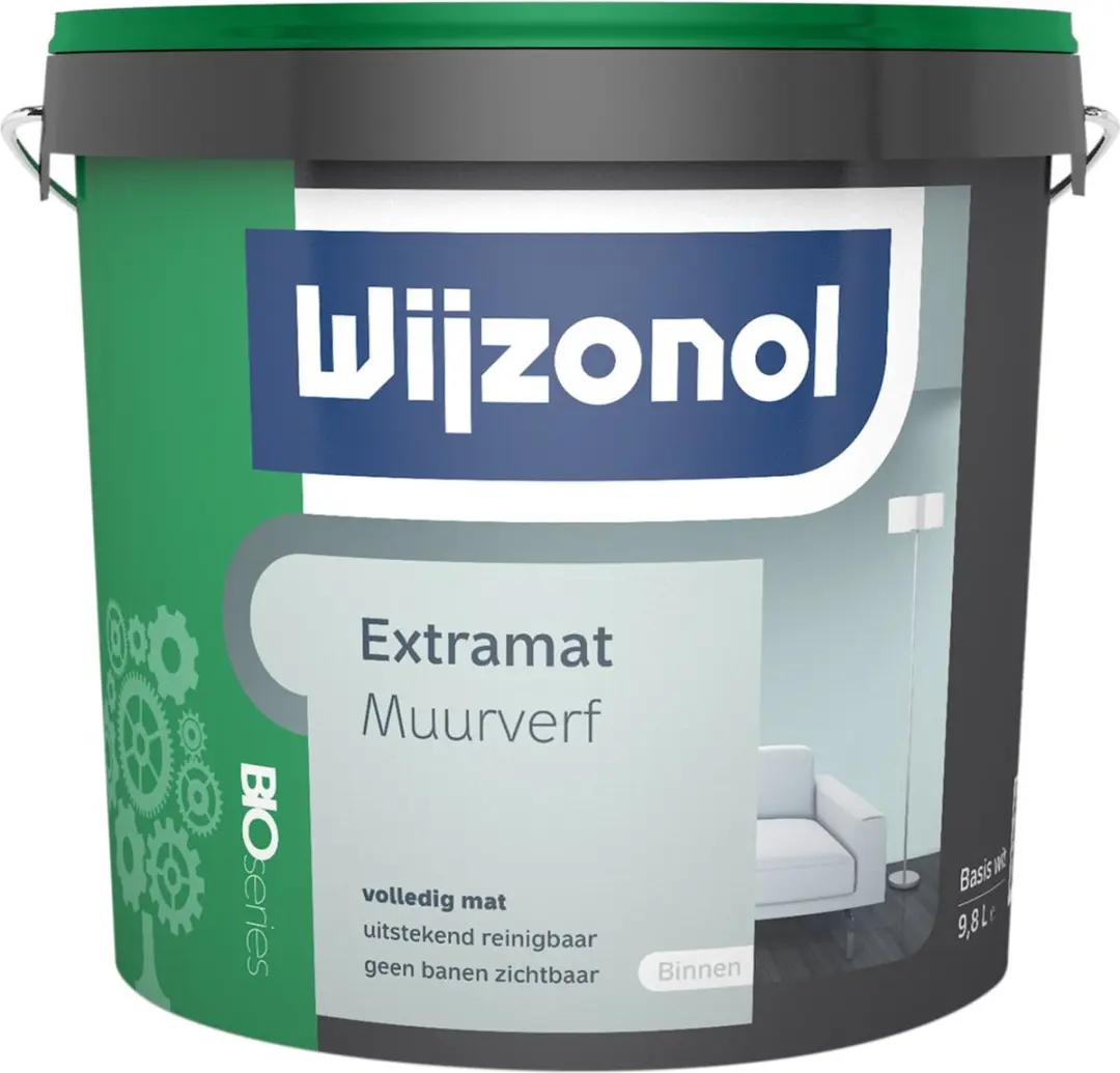 Wijzonol Muurverf Extra Mat 2,5L - 100% Wit