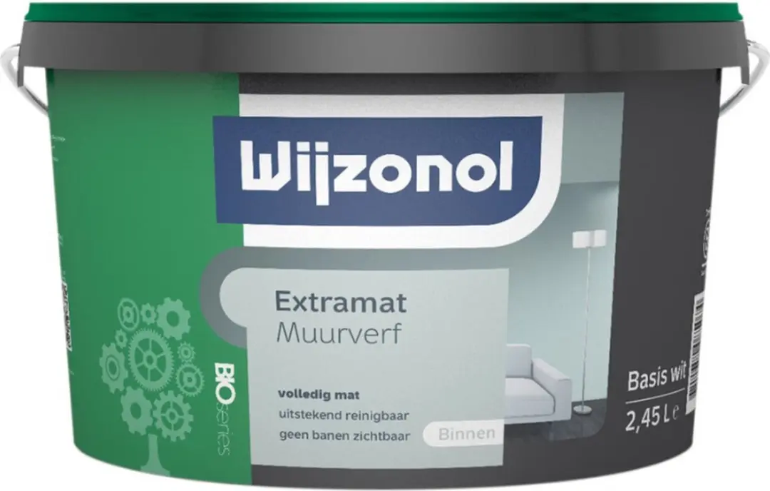 Wijzonol Muurverf Extra Mat 2,5L - 100% Wit