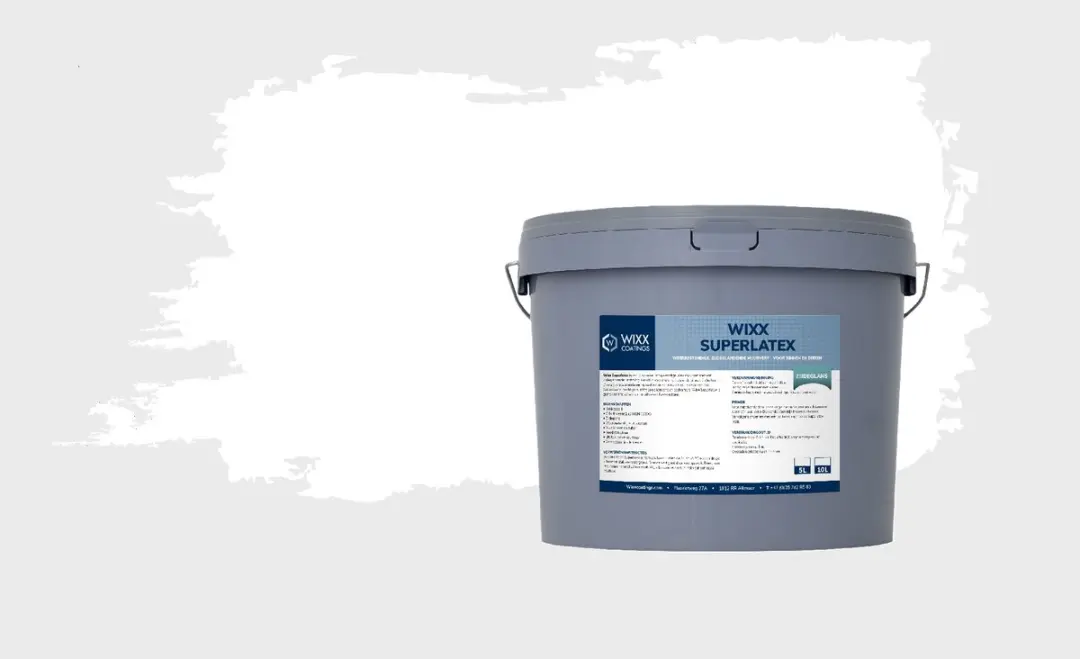 Wixx Superlatex Zijdeglans 10L - Wit
