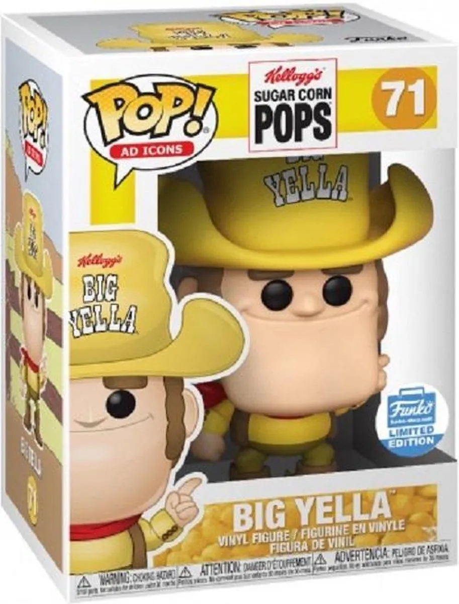 Funko Pop! Ad Icons Kellogg's Sugar Corn Pops Big Yella #71 - afbeelding 3 van 4