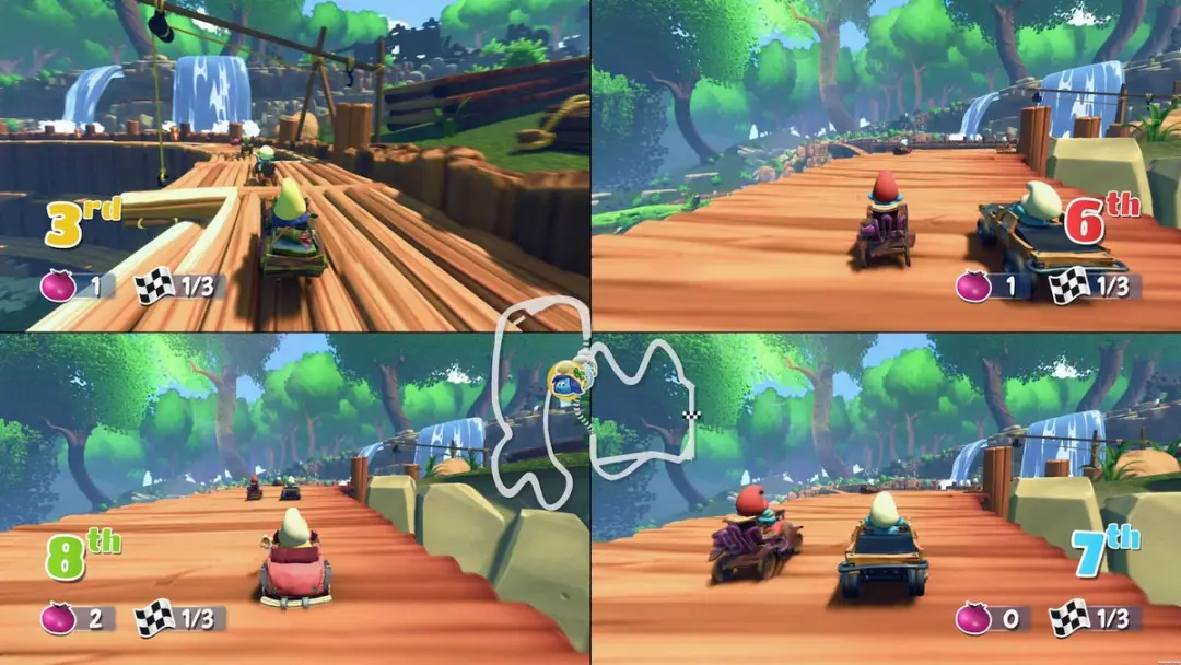 Microids Smurfen Kart - PS4 - afbeelding 10 van 10