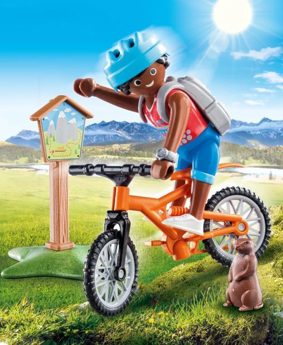 Playmobil Special Plus Mountainbiker 70303 - Multicolor - afbeelding 2 van 6