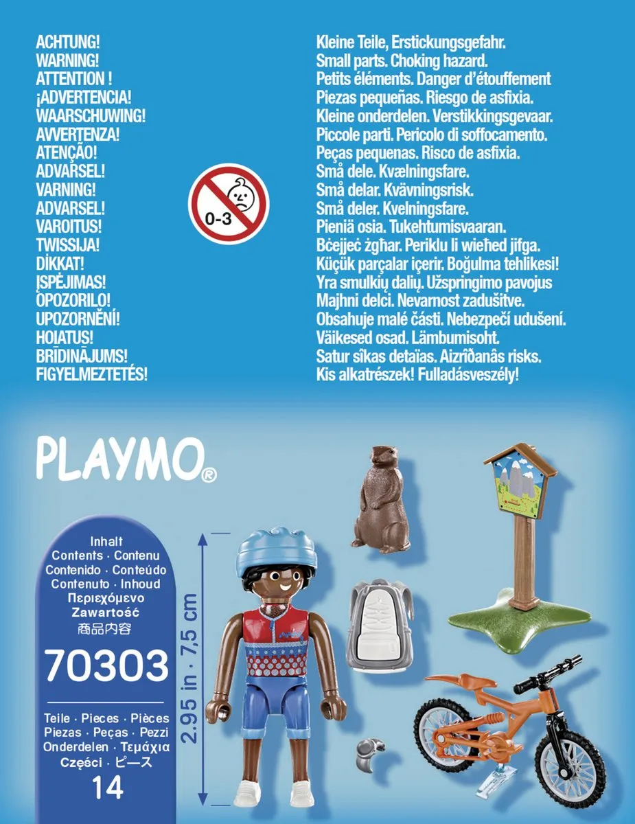 Playmobil Special Plus Mountainbiker 70303 - Multicolor - afbeelding 6 van 6