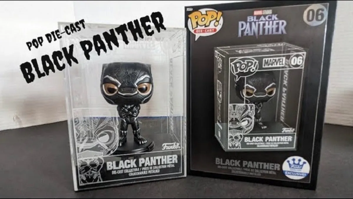 Funko Pop! Black Panther Marvel Diecast Metal - Multi - afbeelding 2 van 2
