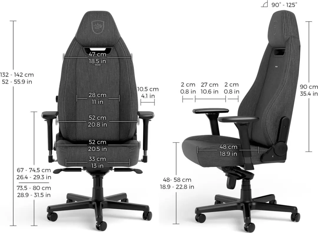 Noblechairs Legend TX Gamestoel - Antraciet