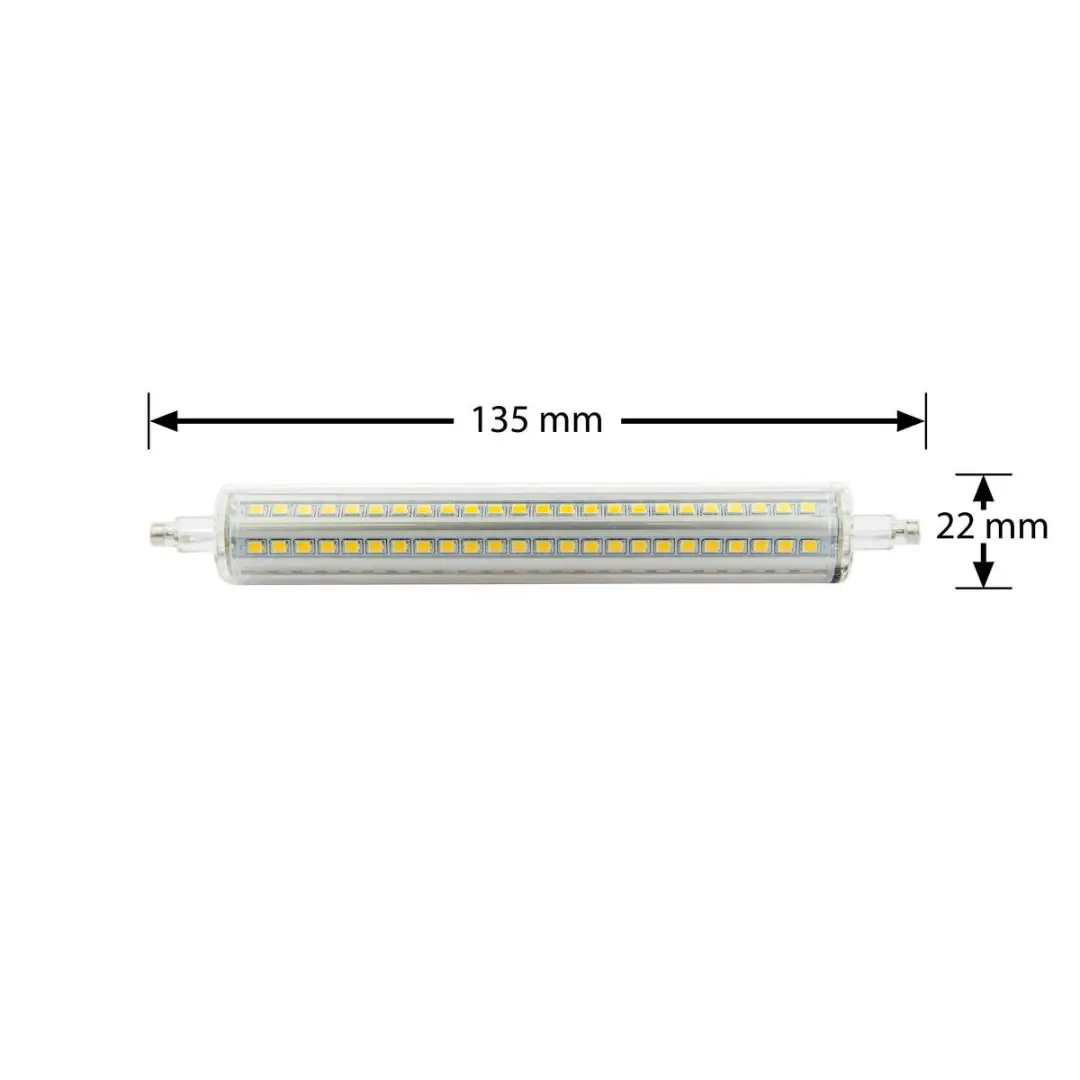 Groenovatie LED Lamp R7S 12W Warm Wit 135mm - 360° Dimbaar - afbeelding 3 van 6