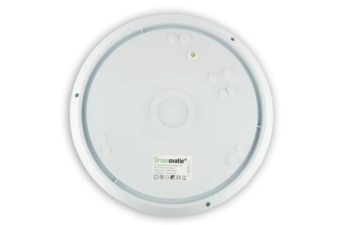 Groenovatie LED Plafondlamp 15W IP54 - 26cm Warm Wit