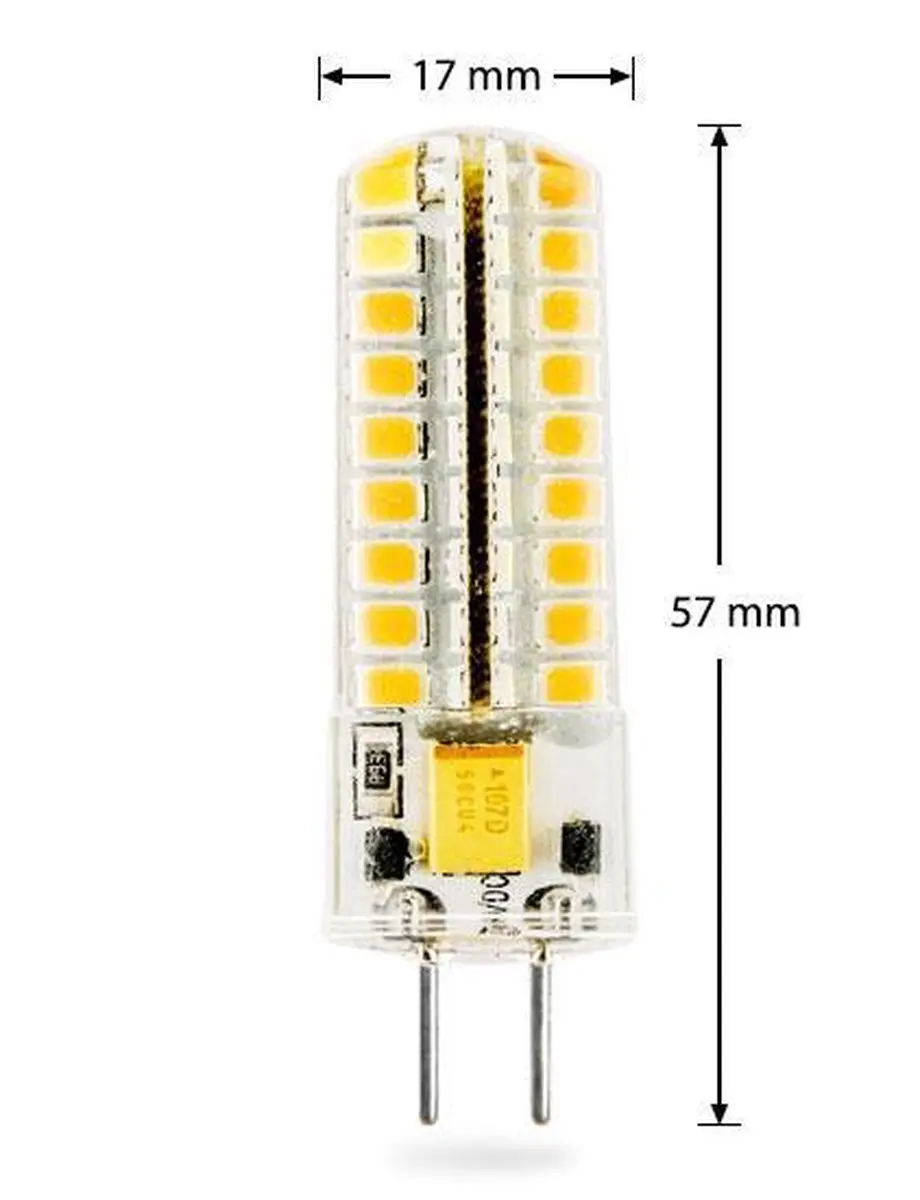 Groenovatie LED Lamp GY6.35 4W - 57x17mm - Dimbaar Warm Wit