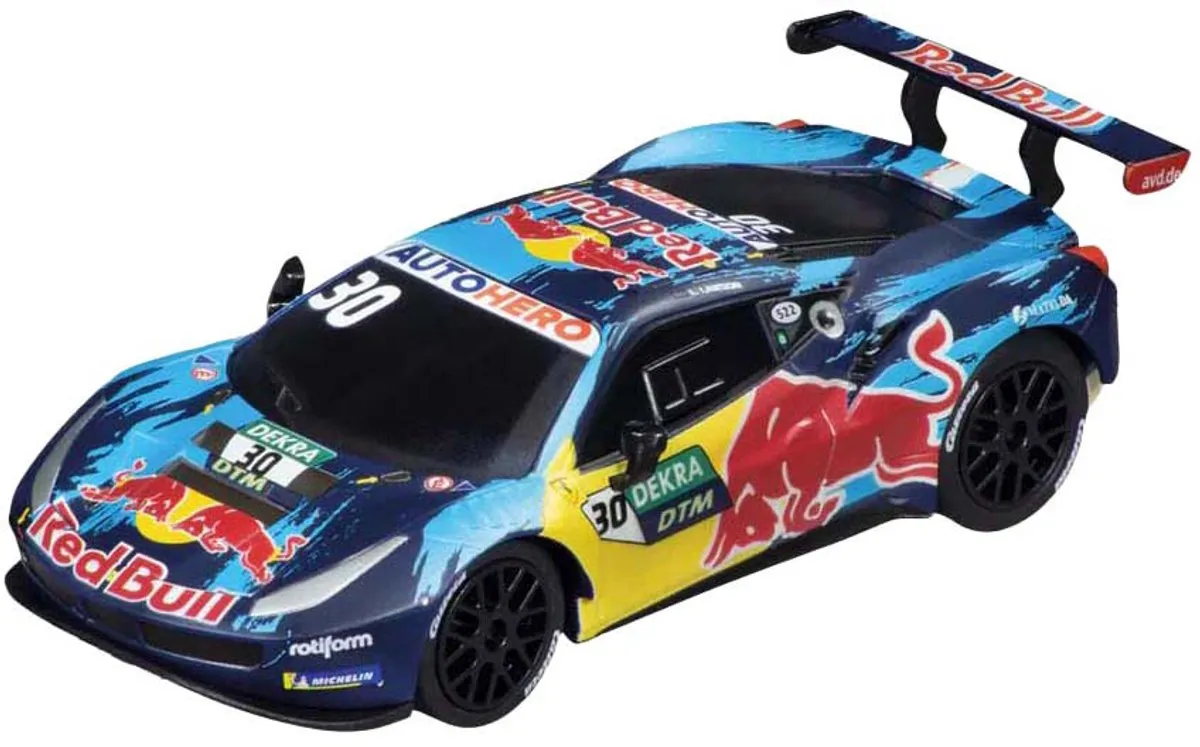 Carrera Go!!! Ferrari 488 GT3 Red Bull AF Corse No.30 Auto - Rood