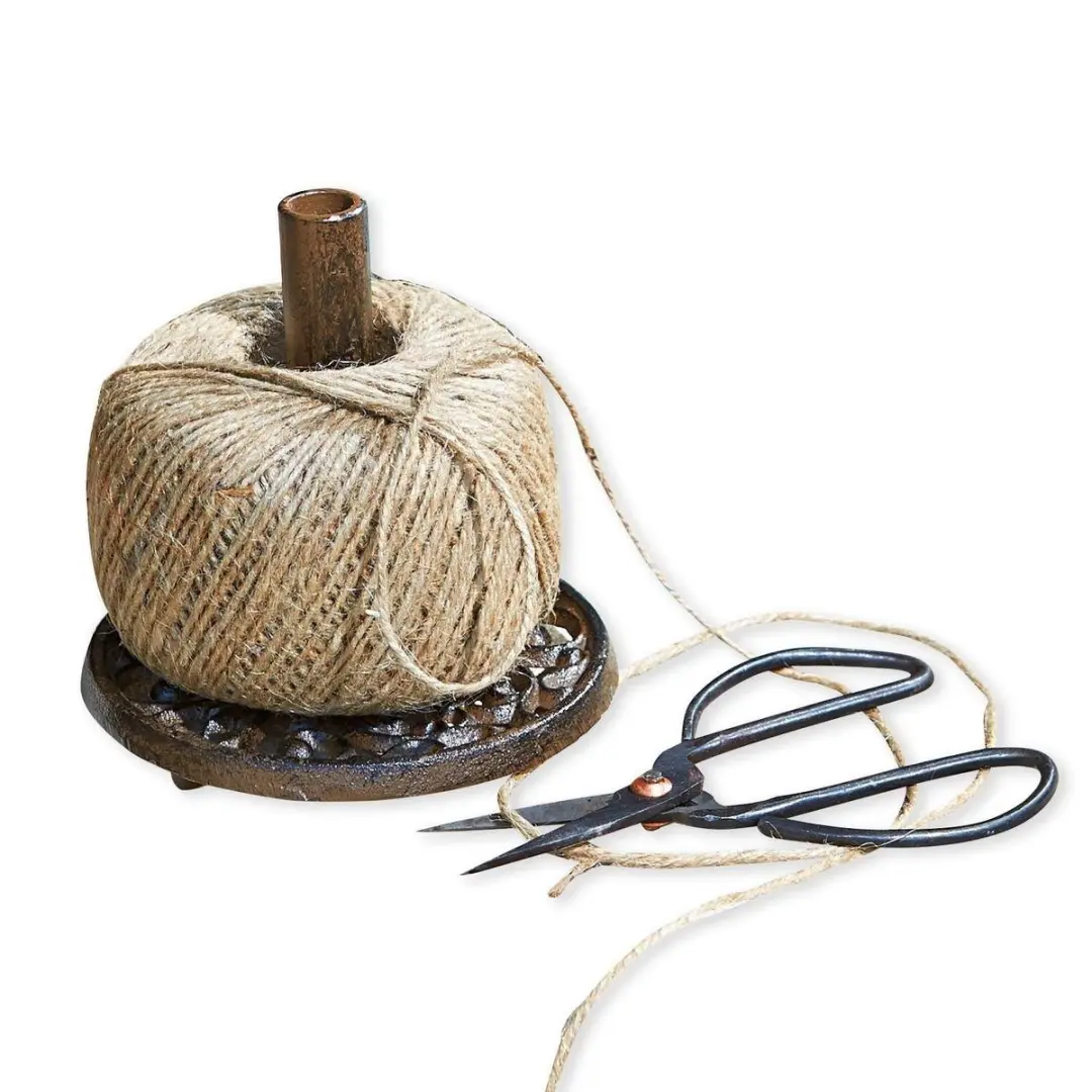 Loberon Touwhouder met Schaar Winsome - 13cm - Bruin