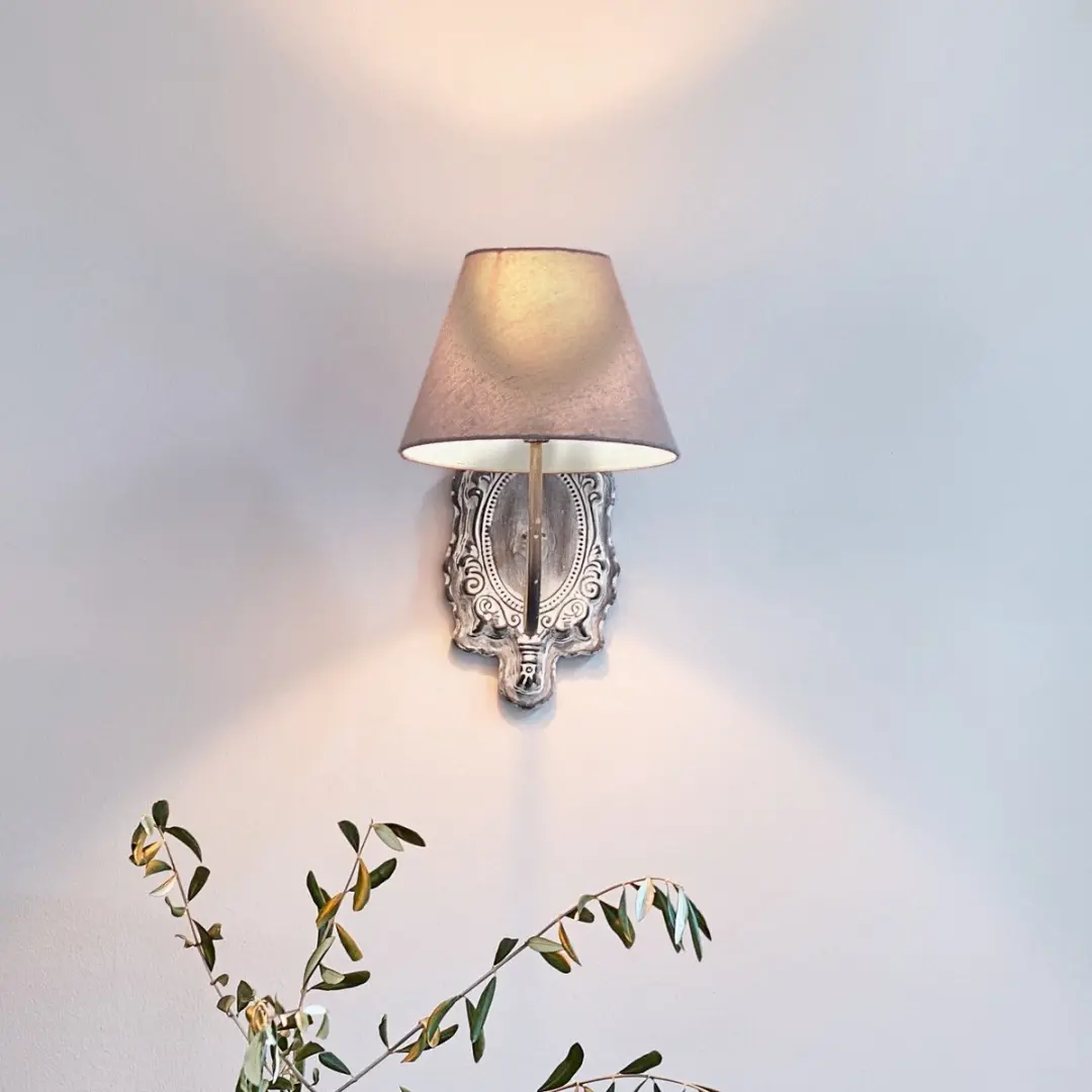 Loberon Wandlamp Abondant - 25W - Antiekgrijs