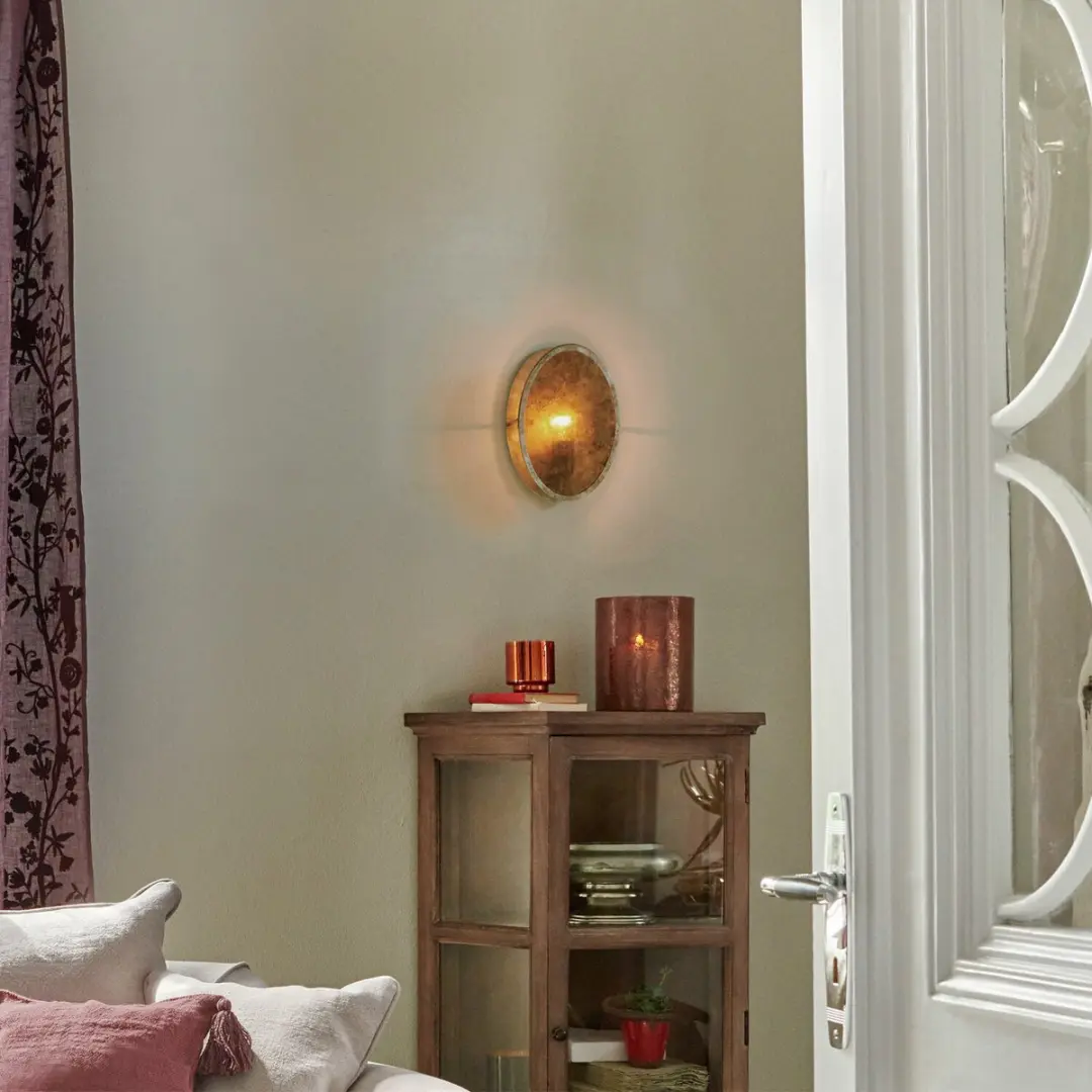 Loberon Wandlamp Crix Antiekgoud - afbeelding 6 van 6