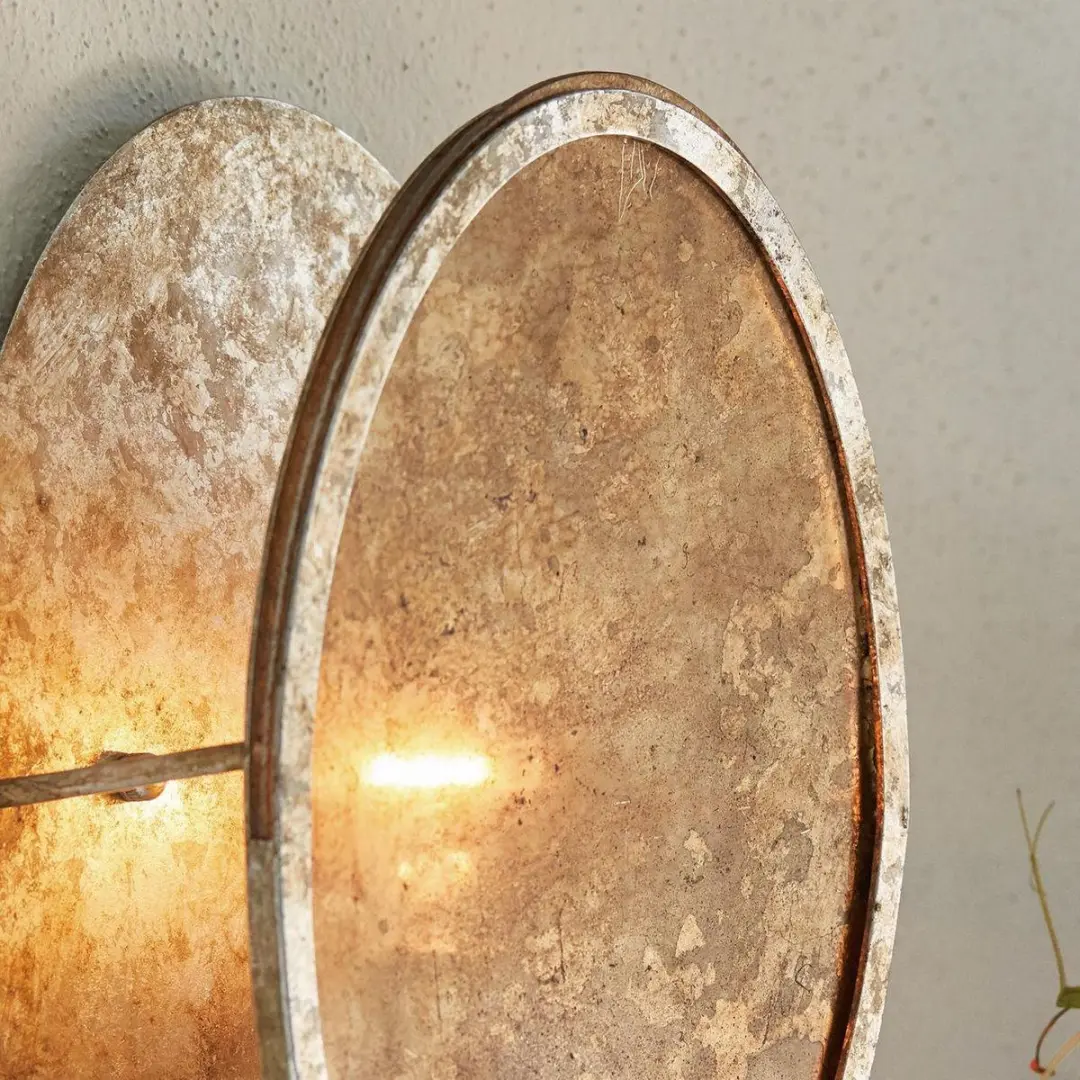 Loberon Wandlamp Crix Antiekgoud