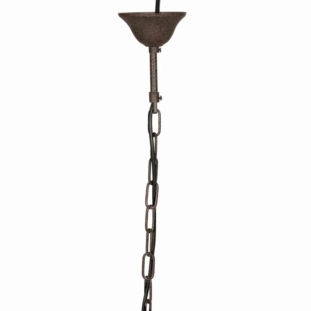 Loberon Gavrelle Kroonluchter 96cm - Bruin