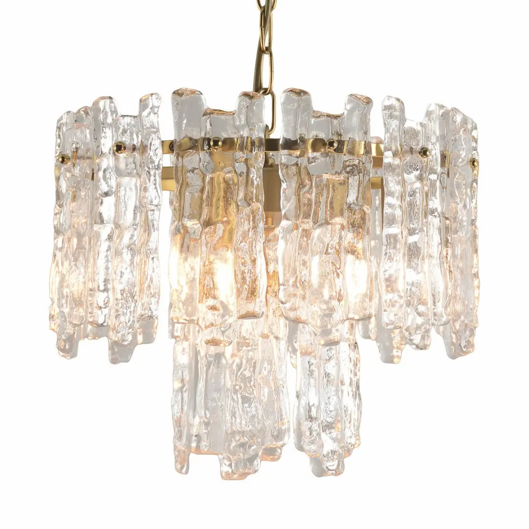 Loberon Lanziano Hanglamp - Ø43cm - Goudkleurig