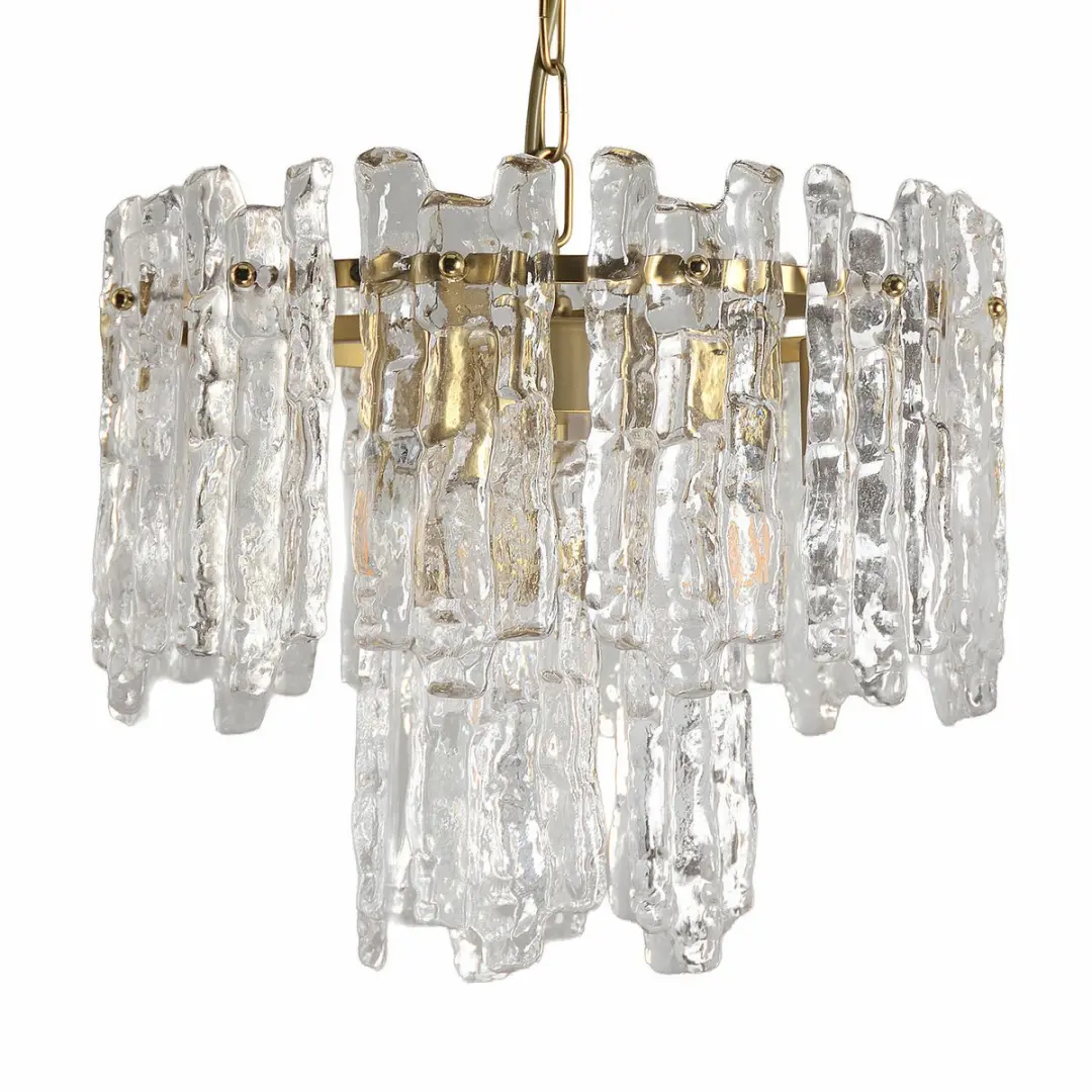 Loberon Lanziano Hanglamp - Ø43cm - Goudkleurig