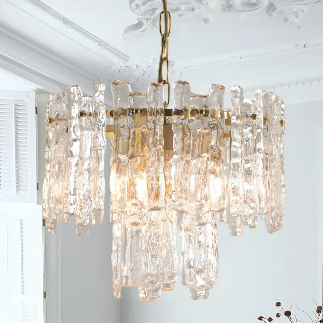 Loberon Lanziano Hanglamp - Ø43cm - Goudkleurig - afbeelding 6 van 6