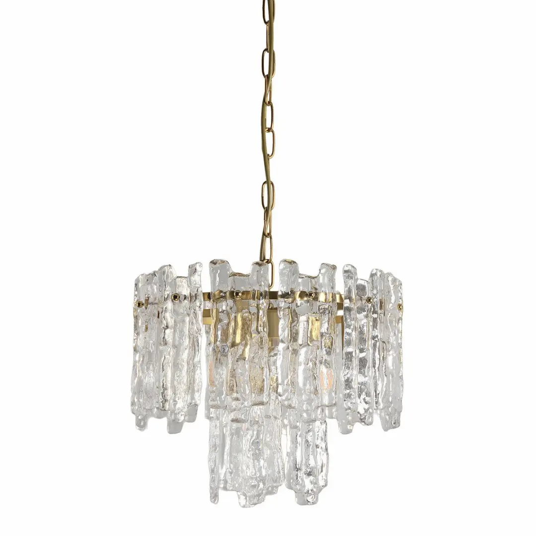 Loberon Lanziano Hanglamp - Ø43cm - Goudkleurig