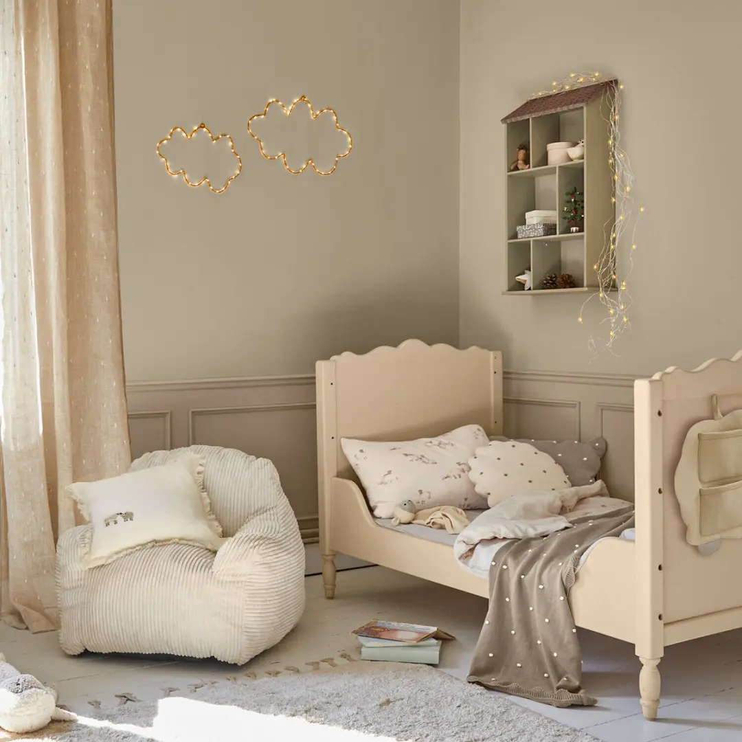 Loberon Elenar Decoratief Lichtobject - Goud - 2 Stuks