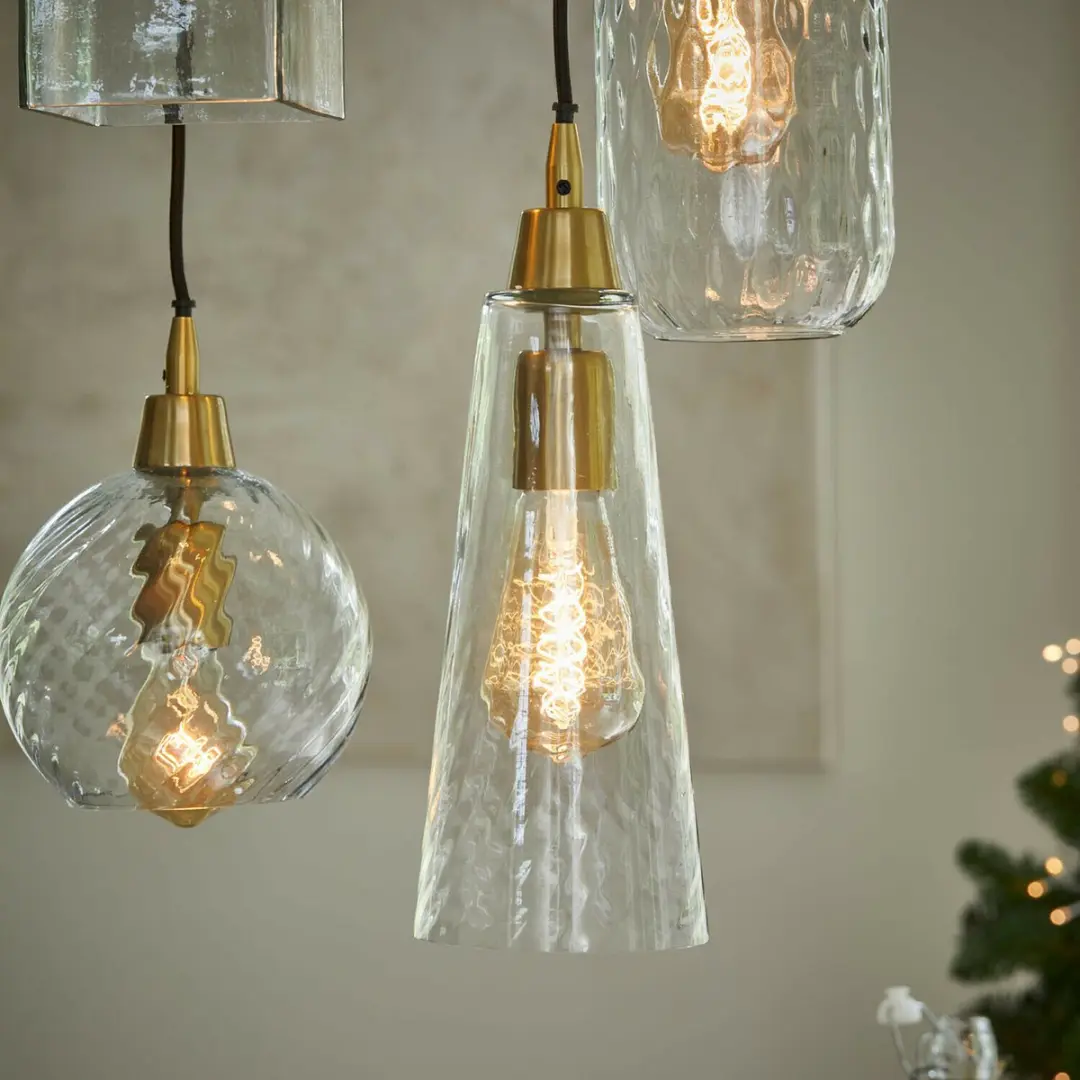 Loberon Brightmoor Hanglamp - Ø35cm - Goudkleurig