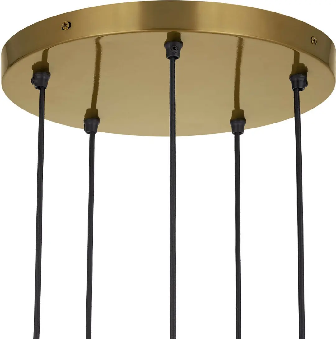 Loberon Brightmoor Hanglamp - Ø35cm - Goudkleurig