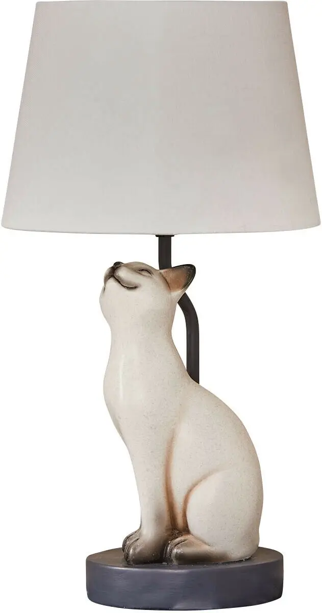Loberon Ormeya Tafellamp - 25W - Crème
