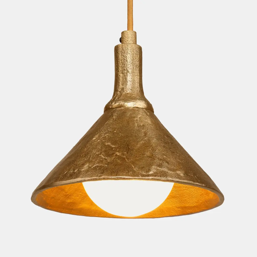 Loberon Hanglamp Quenlivre Antiekmessing - Ø20cm