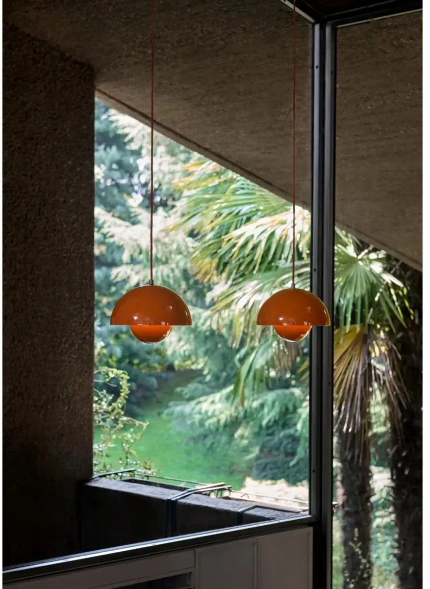 &Tradition Verner Panton Flowerpot VP1 Hanglamp - Oranje