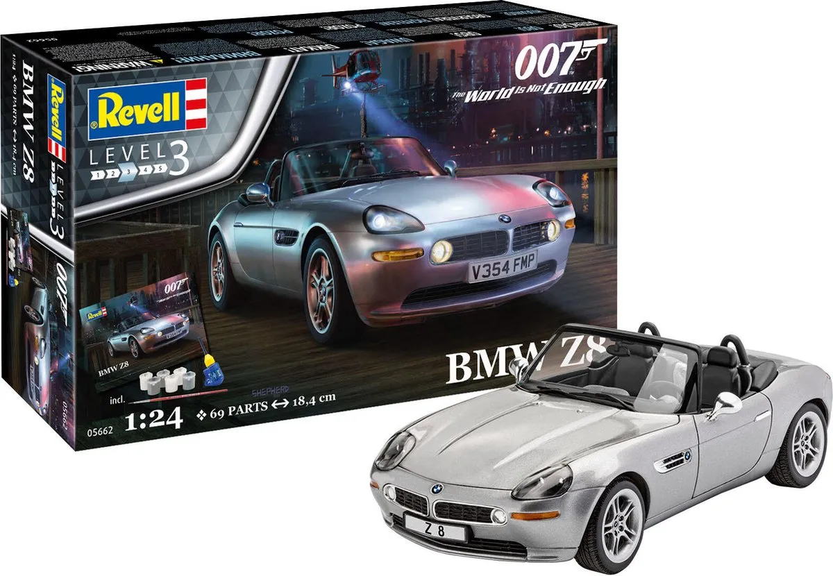 Revell 05662 BMW Z8 James Bond 007 Modelbouwpakket 1:24