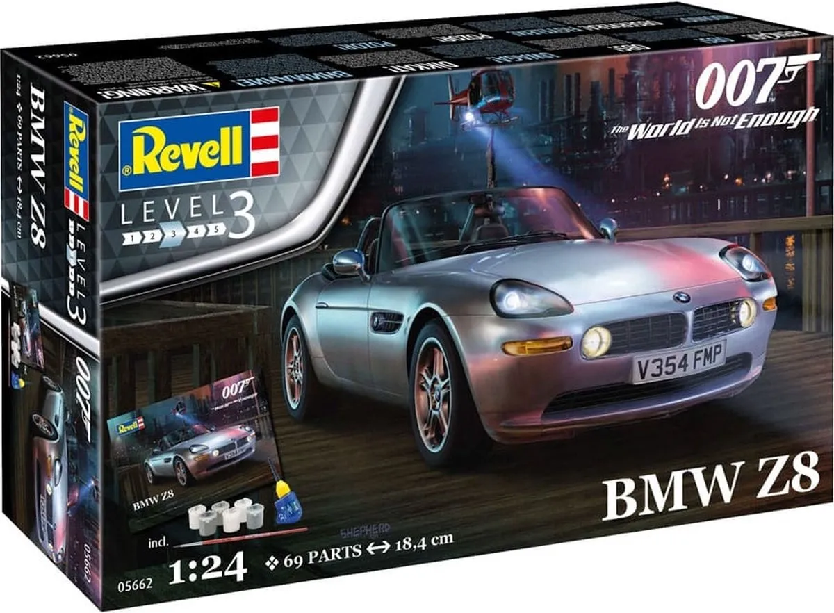 Revell 05662 BMW Z8 James Bond 007 Modelbouwpakket 1:24 - Multi